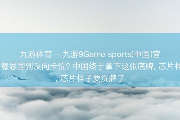 九游体育 - 九游9Game sports(中国)官网 从依赖好意思国到反向卡位? 中国终于拿下这张底牌, 芯片样子要洗牌了