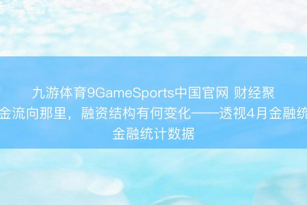九游体育9GameSports中国官网 财经聚焦|资金流向那里,融资结构有何变化——透视4月金融统计数据